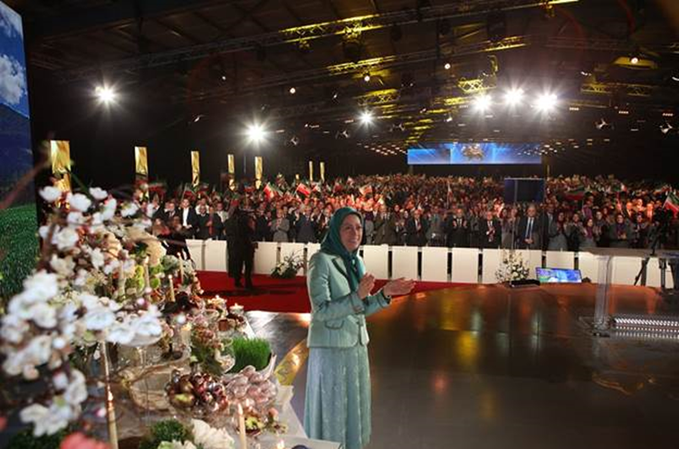 الرئيسة مريم رجوي في احتفال عيد نيروز للمقاومة الايرانيه في 20 مارس / آذار 2019 في البانيا 