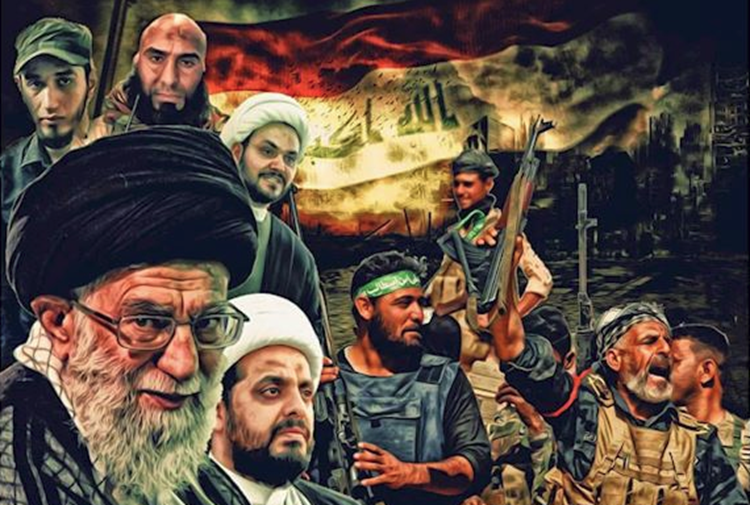 خامنئی و اذرعه نظام ملالی طهران فی العراق 