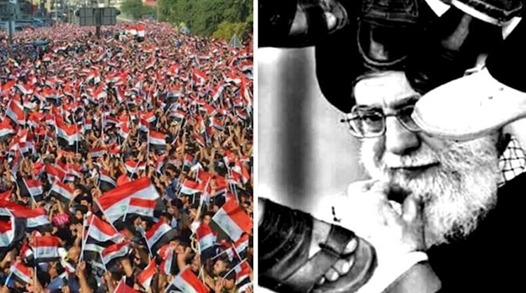 المظاهرات فی ایران و العراق 