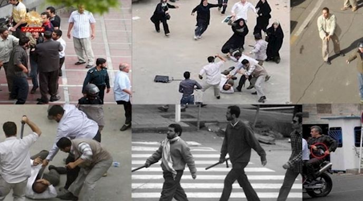 قمع الاحتجاجات فی ایران 