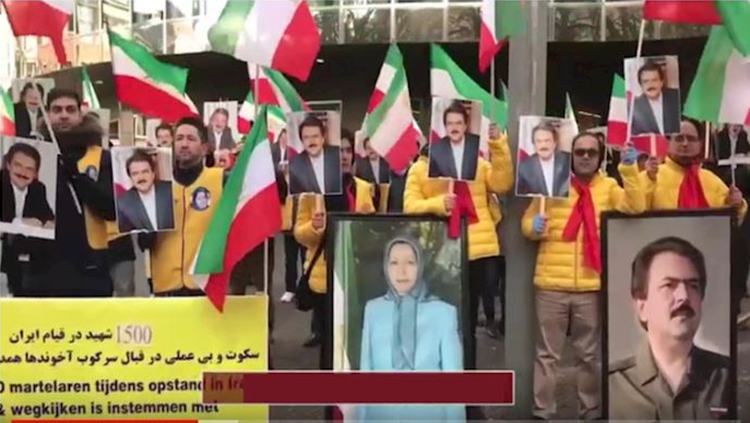 مظاهرات انصار مجاهدی خلق فی برلین