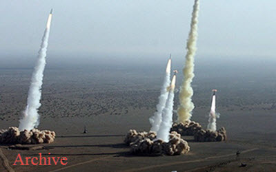 اطلاق صواریخ  بالستیه لنظام ایران