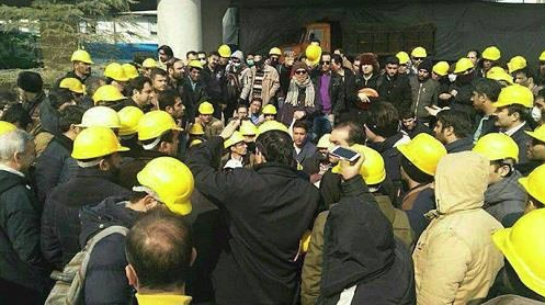 الاحتجاجات العمال فی ایران