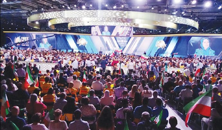 مؤتمرالمقاومة الایرانیة فی باریس