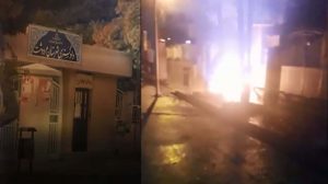 إيران: استهداف شباب الانتفاضة مراكز القمع والنهب التابعة للنظام ومعالمه في طهران ومرودشت وكيش وسبزوار وإيذه