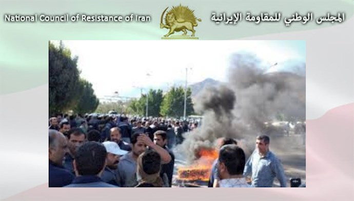 هجوم وحشي تشنه قوات القمع على مواطنين عزل في إيرانشهر وإطلاق النار ودفاع الشباب الثائرين