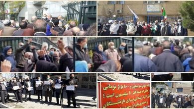 في 15 محافظة و 21 مدينة إيرانية