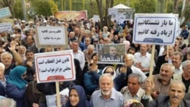 احتجاج وانتفاضة المتقاعدين على مستوى البلاد وحضور لافت للنساء