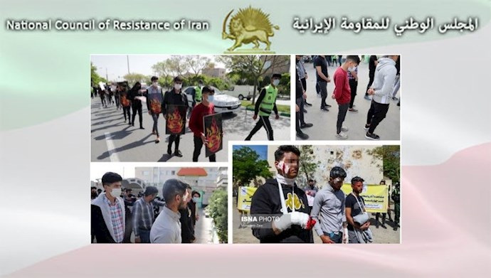 النظام يعاقب الشباب المعتقلين يوم جهارشنبه سوري في مشهد عقابًا وحشيًا على غرار القرون الوسطى