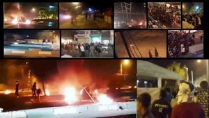انتفاضة العطشى - رقم 10 على الرغم من القمع الوحشي، تستمر المظاهرات والاشتباكات في 14 مدينة في الليلة السابعة لانتفاضة خوزستان