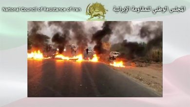 انتفاضة العطشى - رقم 9: إغلاق طرق المواصلات في خوزستان لقطع الطريق على قوات القمع