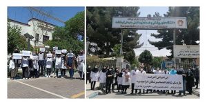 تجمعات للأطباء في طهران وشيراز وهمدان وكرمان وكرمانشاه وخرم آباد ومشهد وياسوج تحت شعار