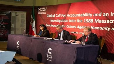 في مؤتمر صحفي في لندن 462 من مسؤولي الأمم المتحدة یدعون بتحقيق فوري في مجزرة 1988 في إيران