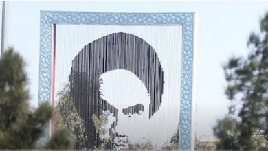 إحراق تمثال کبیر لخميني في مدينة قم و صيحات رعب نظام الملالي