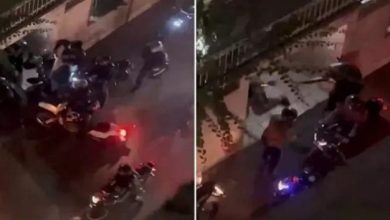 شاهد ما مدی حقد مرتزقة خامنئي ضد ابنناء الشعب الایراني: فيديو لقيام مجرمي خامنئي بضرب شاب وإطلاق النار عليه مباشرة في طهران