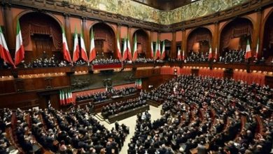 قرار يتعلق بدعم الانتفاضة الإيرانية و بموافقة بالاجماع في مجلس الشيوخ الإيطالي
