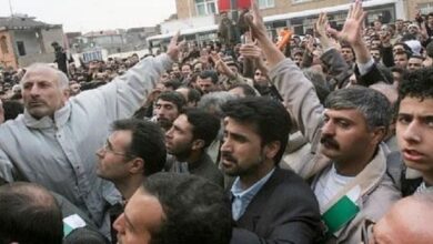 الانتفاضة والرفض الشعبي ضد النظام الايراني مستمرة