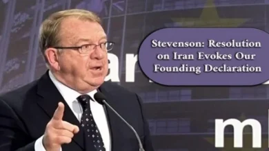 ستروان ستيفنسون: على الاتحاد الأوروبي والمملكة المتحدة وضع الحرس الثوري الإيراني على قائمة الإرهاب