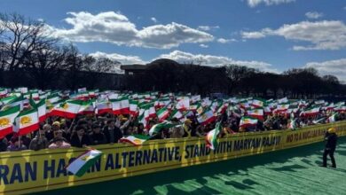 آلاف الايرانيون يطالبون في واشنطن ب”إيران حرة”