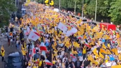 عشرات الآلاف في بروكسل: ذكرى الستين لمجاهدي خلق تتحول إلى استفتاء شعبي ضد النظام الإيراني