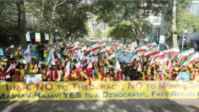 آلاف الايرانيين في نيويورك يطالبون بطرد رئيس نظام الملالي