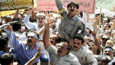 الطابع السياسي في الاحتجاجات الشعبية الايرانية