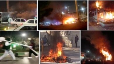 الانتفاضة تهجم والنظام الايراني في دفاع سلبي